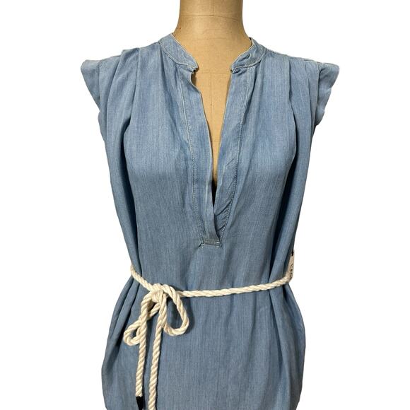 L'AGENCE Blue Mini Dress - Picture 3 of 9